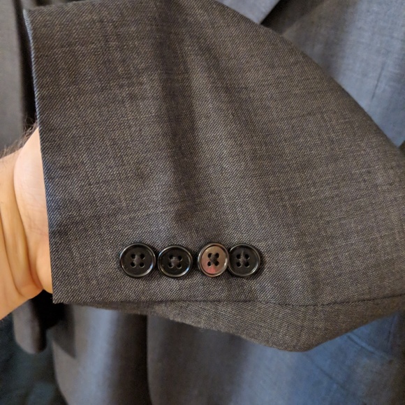 Joseph Abboud Charcoal Suit 44R